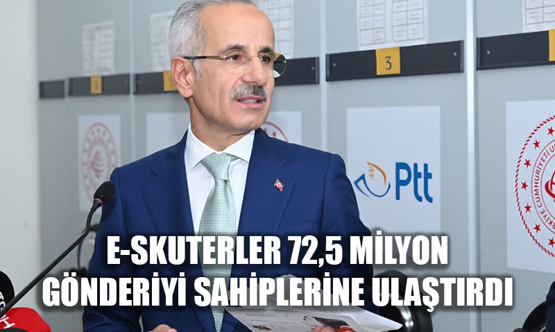 PTT’nin E-Skuterleri 72,5 Milyon Gnderi Datt