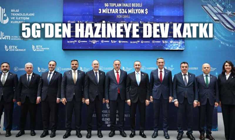 5G halesi Hazineye 3.5 Milyar Dolarlk Dev Katk Salad