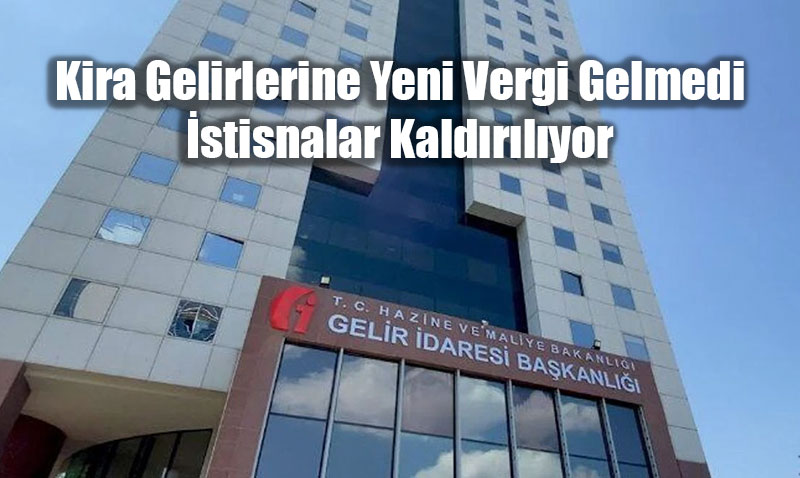 Vergi Dzenlemesi Hakknda nemli Aklama: