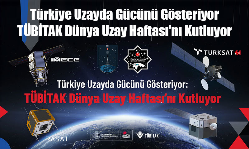Trkiye Uzayda Gcn Gsteriyor: TBTAK Dnya Uzay Haftas’n Kutluyor