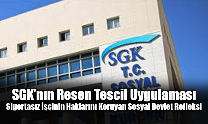 SGKnn Resen Tescil Uygulamas