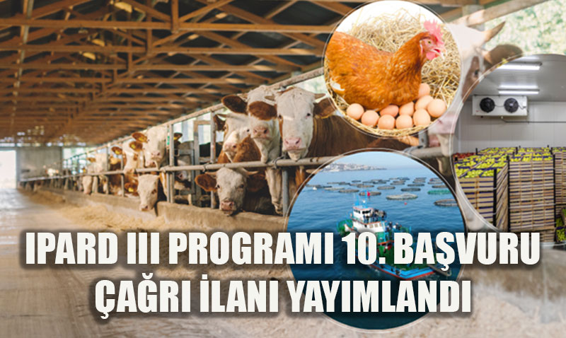 IPARD III Program 10. Bavuru ar lan Yaymland: Toplam Bte 50 Milyon Avro
