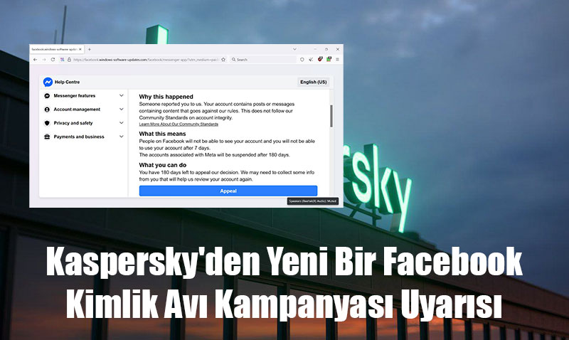 Kaspersky’den Yeni Bir Facebook Kimlik Av Kampanyas Uyars