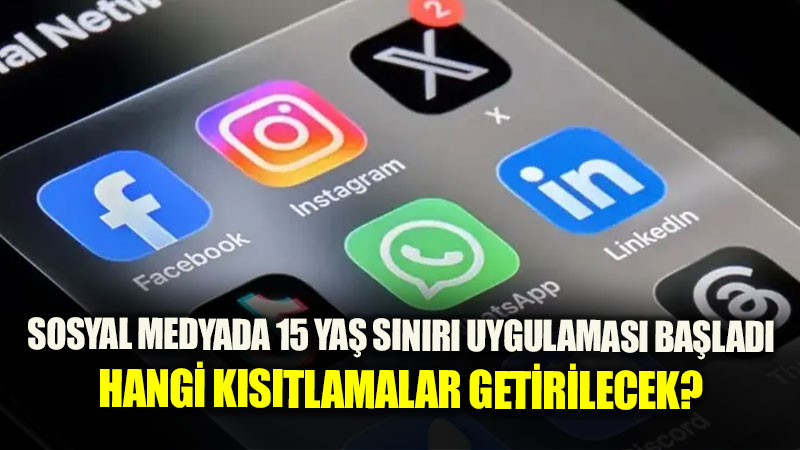 Sosyal Medyada 15 Ya� S�n�r� D�nemi Ba�lad�: 1 Kas�m �tibar�yla Y�r�rl�kte!