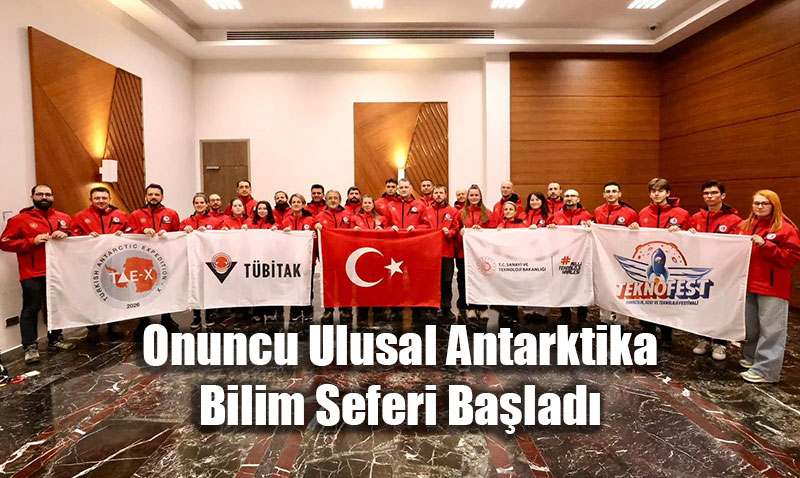 Beyaz K�ta�da T�rk �mzas�: 10. Ulusal Antarktika Bilim Seferi Ba�lad�!