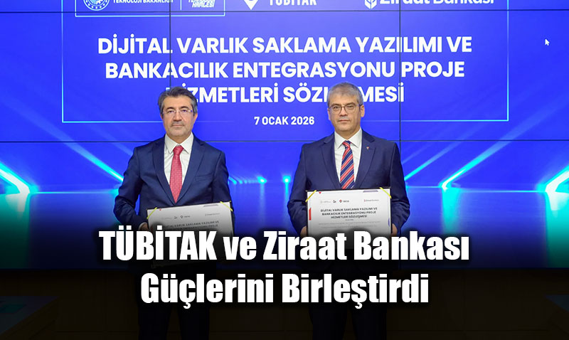 T�B�TAK ve Ziraat Bankas� "Yerli Kripto Saklama" ��in �mzalar� Att�!