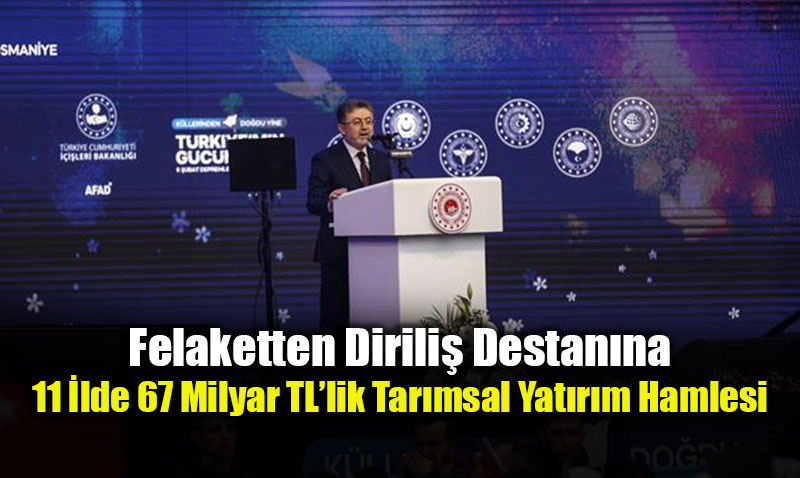 Bakan Yumakl� A��klad�: Deprem B�lgesine 67 Milyar TL�lik "Can Suyu"