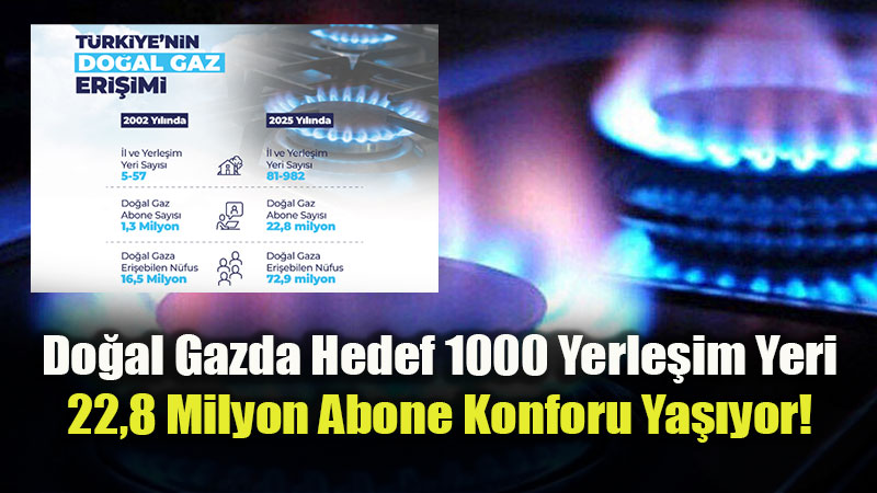 T�rkiye Do�al Gazda Devle�ti: �ebeke Uzunlu�u 255 Bin Kilometreyi A�t�!