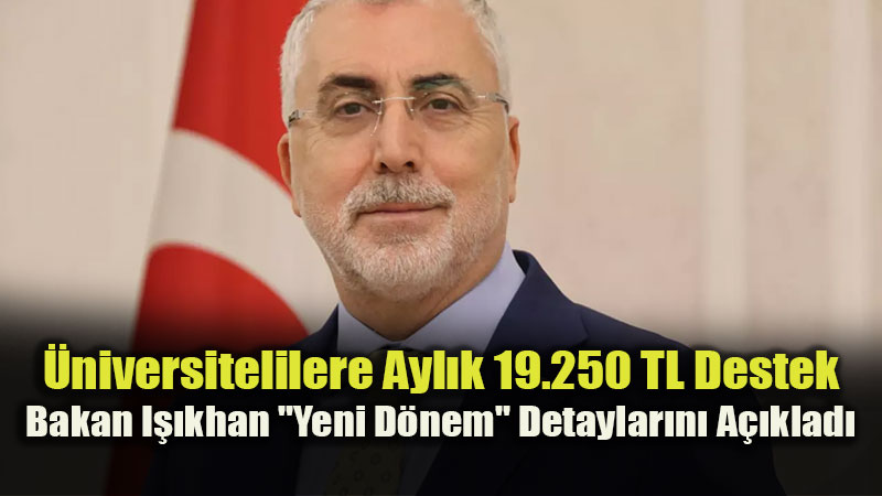 Gen�li�e 445 Milyar TL�lik Yat�r�m: Bakan I��khan�dan M�jde Ya�muru!