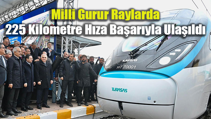 T�rkiye’nin �lk Yerli H�zl� Treni Testleri Ba�ar�yla Ge�iyor