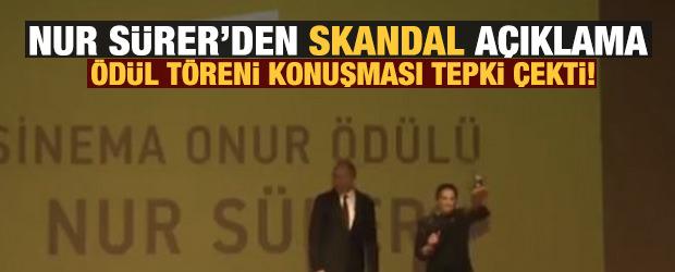 HDP’ye yakınlığıyla bilinen oyuncu Nur Sürer’den skandal açıklama