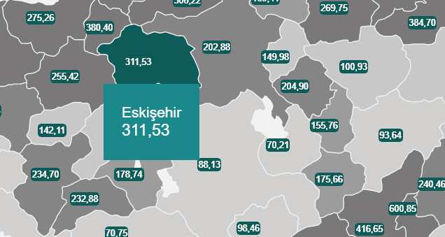 Eskiehir Vaka Says En ok Artan 10 lden Biri Oldu
