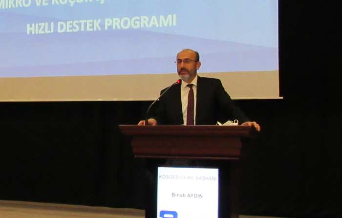 KOSGEB Strateji Geliştirme Daire Başkanı Binali AYDIN Eskişehir’de destekleri anlattı