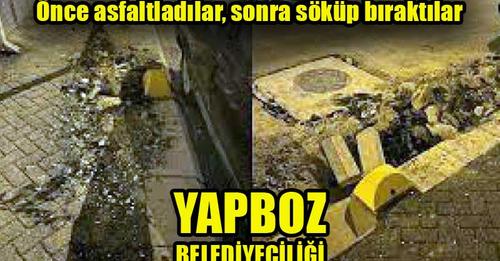 Yine kazp braktlar, vatanda madur ettiler