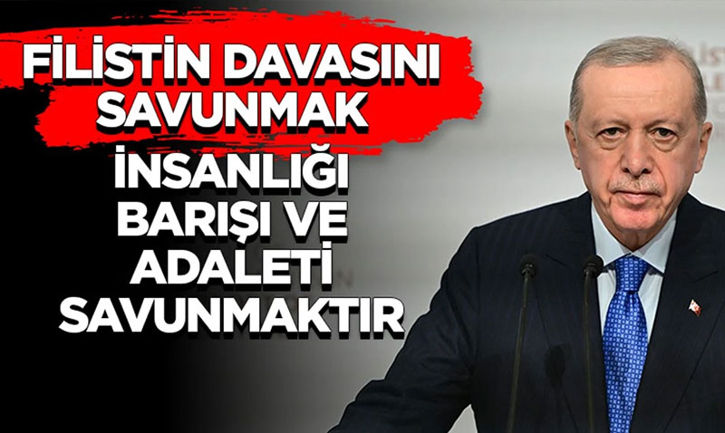 Filistini savunmak; insanl, bar ve adaleti savunmaktr<