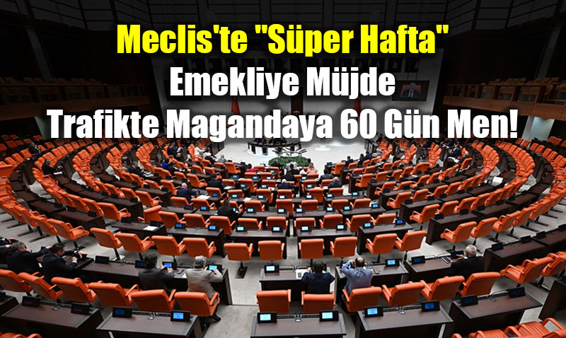 Meclis’te "S�per Hafta": Emekliye M�jde, Trafikte Magandaya 60 G�n Men!<
