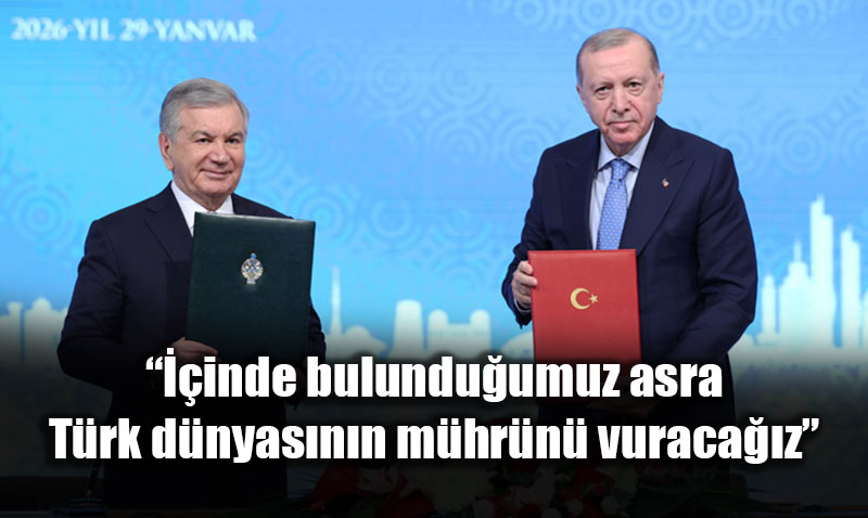 Cumhurba�kan� Erdo�an ve Mirziyoyev�den Tarihi "M�h�r" Vurgusu!<
