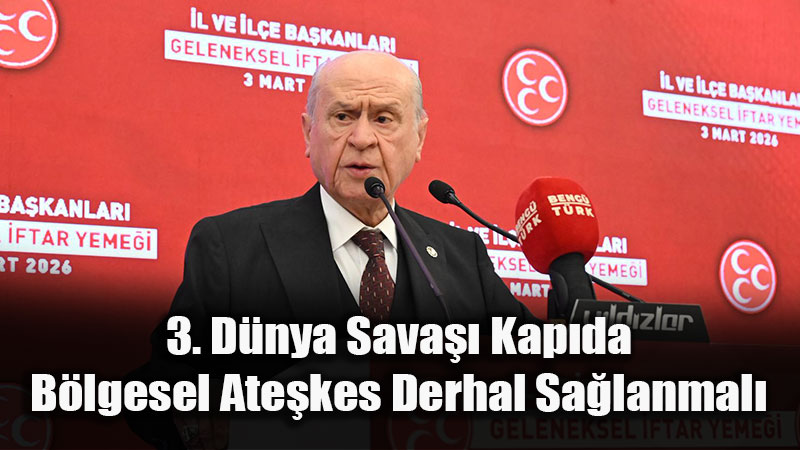MHP Lideri Devlet Bah�eli: "Ter�rs�z T�rkiye Hedefinden D�nmeyece�iz"<