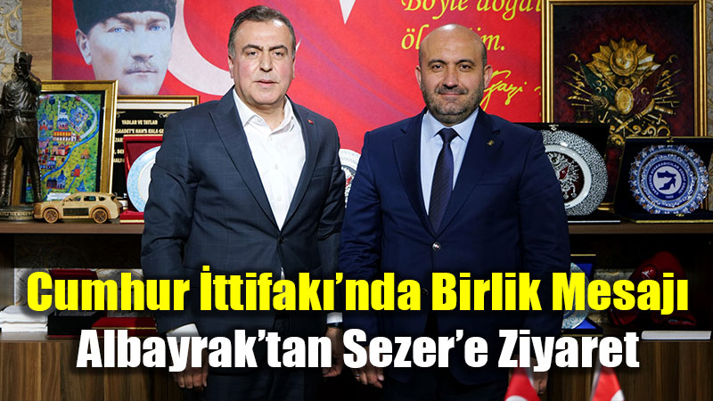 Ba�kan Albayrak�tan MHP �l Ba�kan� Sezer�e Hay�rl� Olsun Ziyareti<