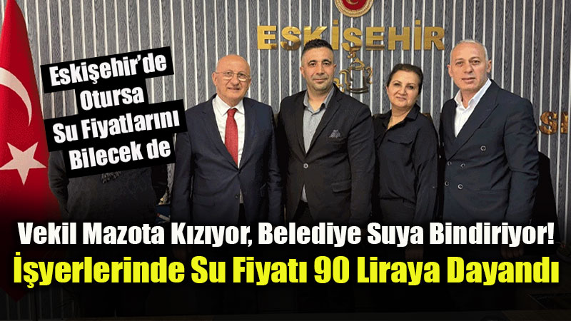 Mazot 78, Su 86 Lira; �ak�r�zer Ankara�da! Musluktaki Yang�n� G�remiyor!<