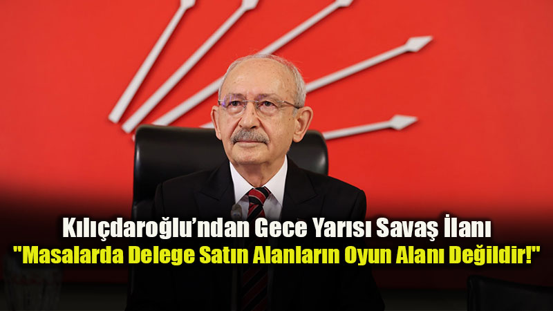 Kurultay Tart��malar�na Sert Yan�t: K�l��daro�lu "O Enkaz� Kald�raca��z" Diyerek Rest �ekti<