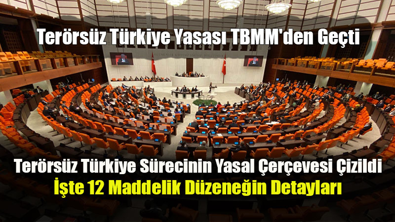 "Ter�rs�z T�rkiye Yasas�" TBMM Genel Kurulu’nda Kabul Edildi<