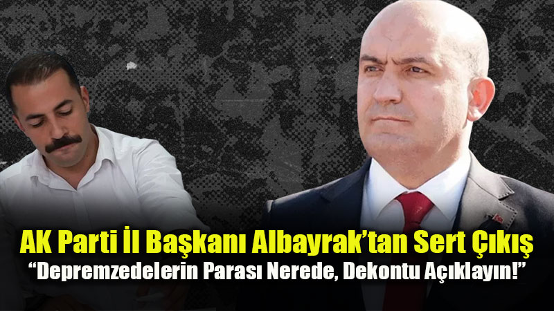 Albayrak�tan Talat Yalaz�a Belgeli Yan�t �a�r�s�: Yard�m Paras� Nerede?<