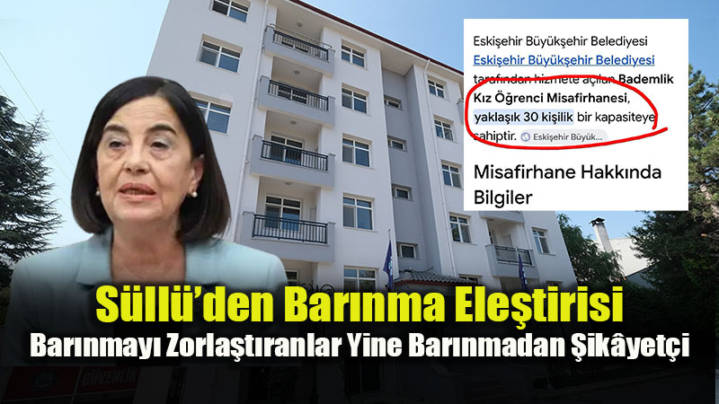 S�ll� Bar�nma Konusunu Ele�tirdi<