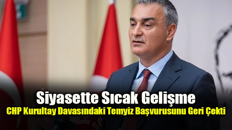 K�l��daro�lu Y�netiminden Kurultay Hamlesi: Temyizden Feragat Edildi<
