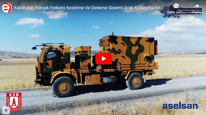 Karakulak Yüksek Frekans Kestirme Ve Dinleme Sistemi Artık Kullanıma Hazır