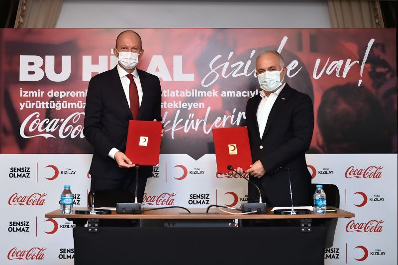 Kızılay ve Coca-Cola depremin yaralarını birlikte saracak