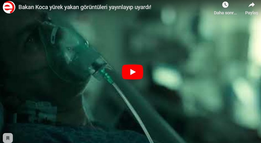 Bakan Koca yürek yakan görüntüleri yayınlayıp uyardı!