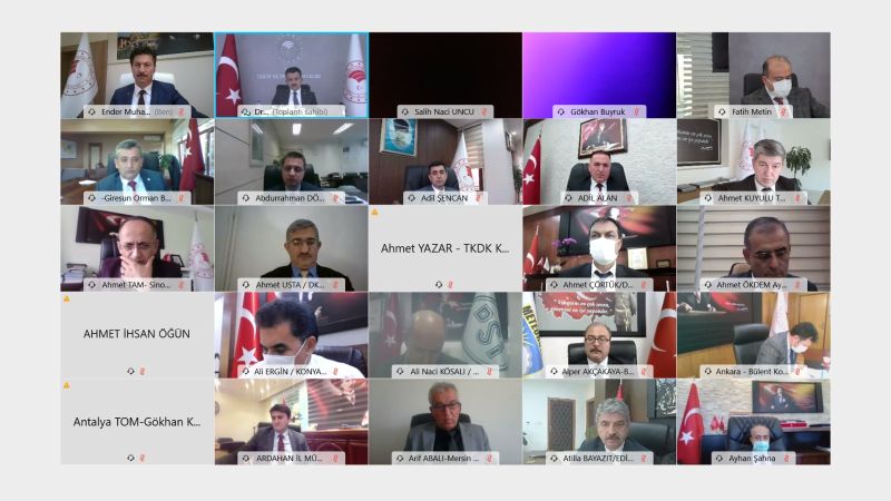 Tarım ve Orman Bakanı İle Video Konferans Gerçekleştirildi