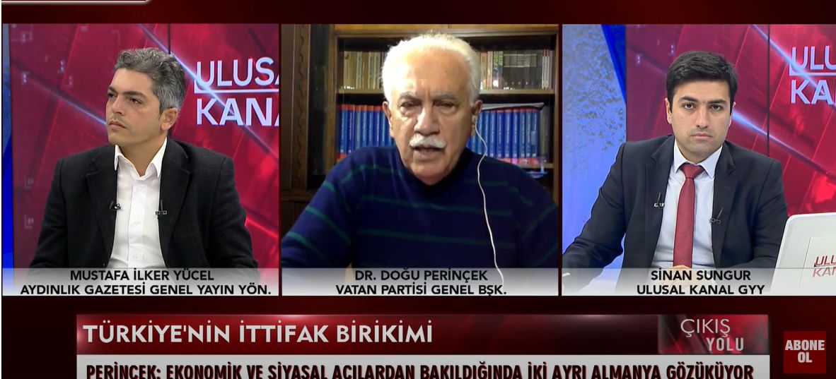 Perinçek: “Gemi baskını, Biden’dan ‘demokratik destek’ talebine olumlu yanıttır”