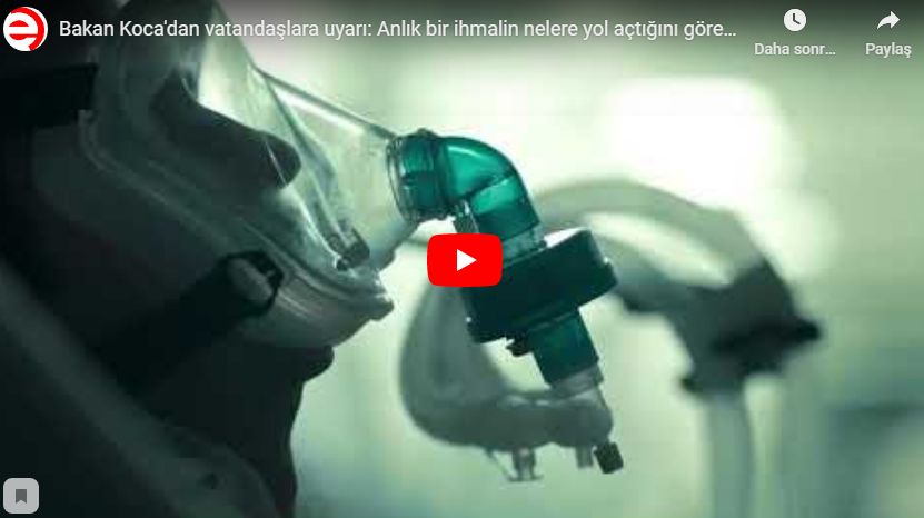 Bakan Koca’dan vatandaşlara uyarı: Anlık bir ihmalin nelere yol açtığını görelim