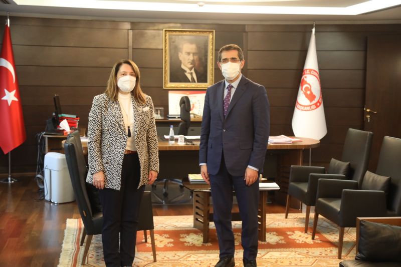 GÜNAY’DAN CUMHURBAŞKANLIĞI STRATEJİ VE BÜTÇE BAŞKANI İBRAHİM ŞENEL’E ZİYARET