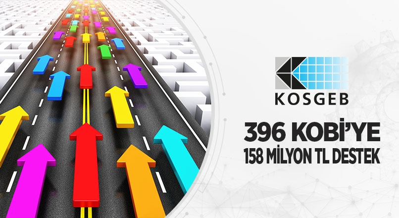 396 KOBİ’YE 158 MİLYON TL DESTEK