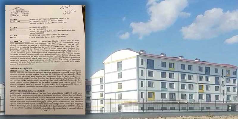 1500 Yataklı Yurda BÜYÜKŞEHİR YILLARCA ENGEL OLMUŞ!..