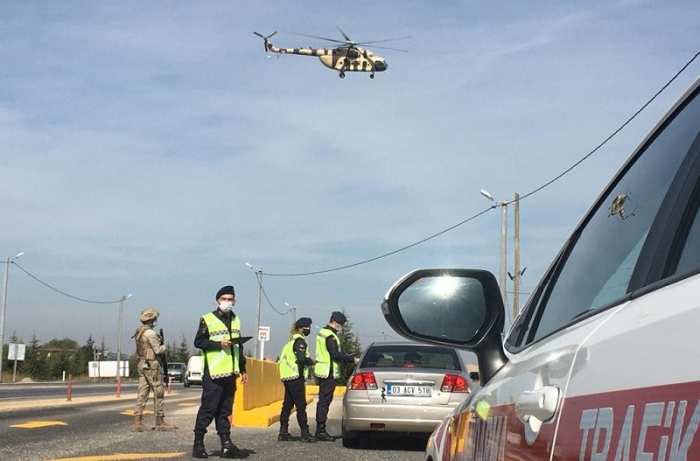 Helikopter Destekli Havadan Trafik Denetimleri Devam Ediyor