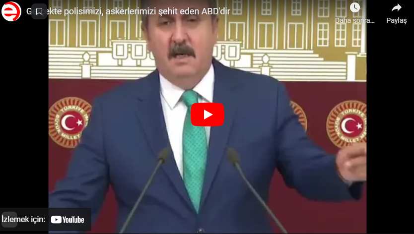 Destici: Gerçekte polisimizi, askerlerimizi şehit eden ABD’dir