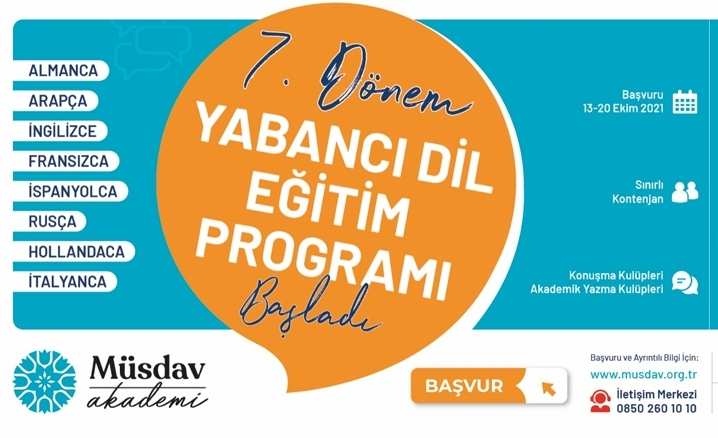 MÜSDAV, ‘Yoğunlaştırılmış Dil Programları’ başlatıyor