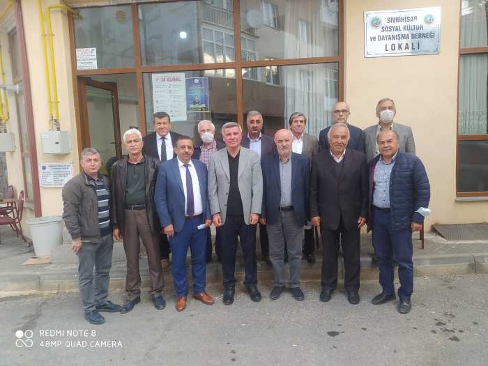 MİHALIÇÇIKLILAR DERNEĞİ YÖNETİMİ SİVRİHİSARLILAR DERNEĞİNİ ZİYARET ETTİLER