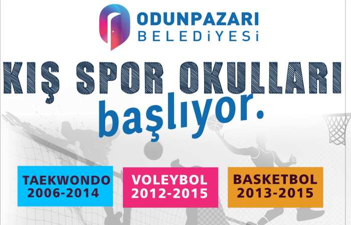 Odunpazarı’nda Kış Spor Okulları Başlıyor