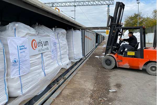 Birleşmiş Milletler Yardım Unları Demiryollarıyla Afganistan’a Doğru Yol Alıyor