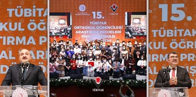15. Ortaokul Öğrencileri Araştırma Projeleri Yarışmasının Kazananları Belli Oldu