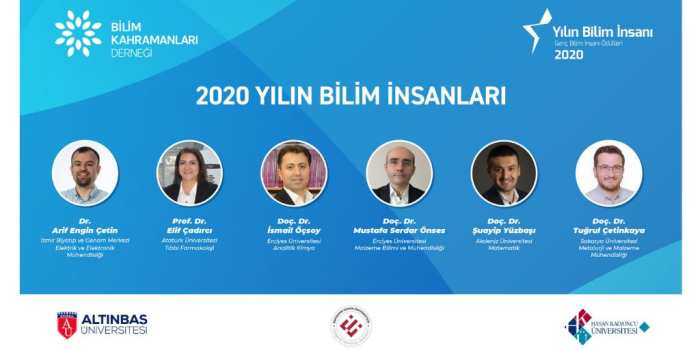 YILIN BİLİM İNSANLARI ÖDÜLLERİ ESTÜ PAYDAŞLIĞINDA SAHİPLERİNİ BULDU