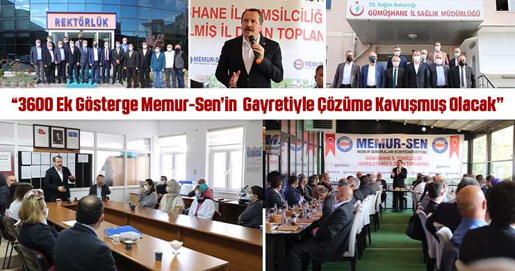 “3600 Ek Gösterge Memur-Sen’in Gayretiyle Çözüme Kavuşmuş Olacak”