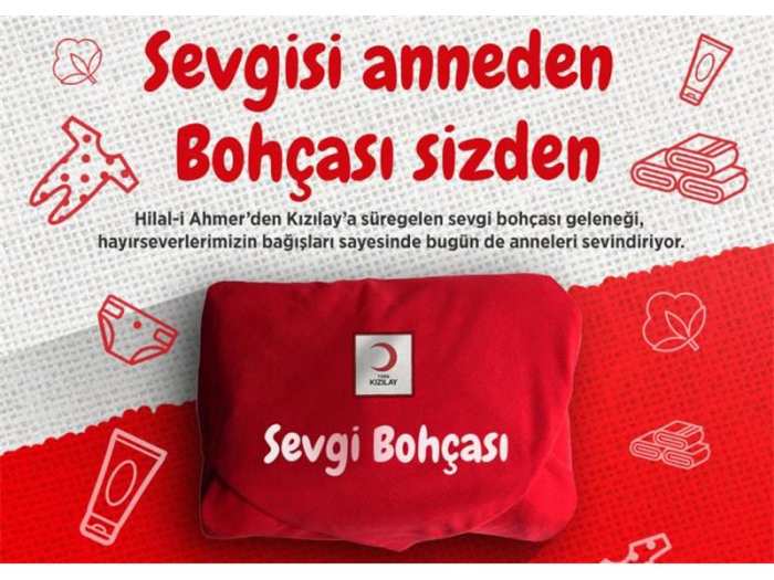 Kızılay Sevgi Bohçalarıyla Bebeklere Hoş Geldin Diyor