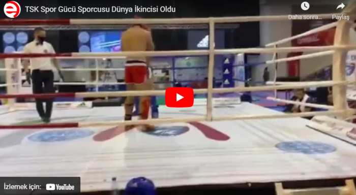 TSK Spor Gücü Sporcusu Dünya İkincisi Oldu