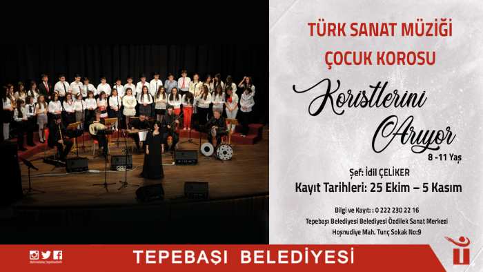 TSM ÇOCUK KOROSU KORİSTLERİNİ ARIYOR